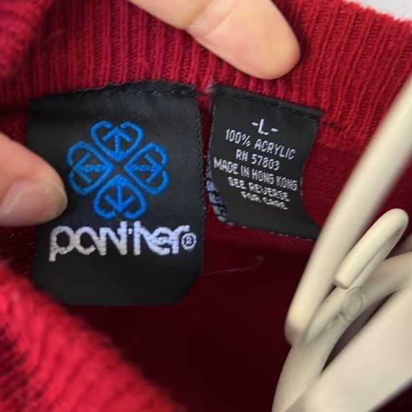 Panther red cardigan - Picture 4 of 4